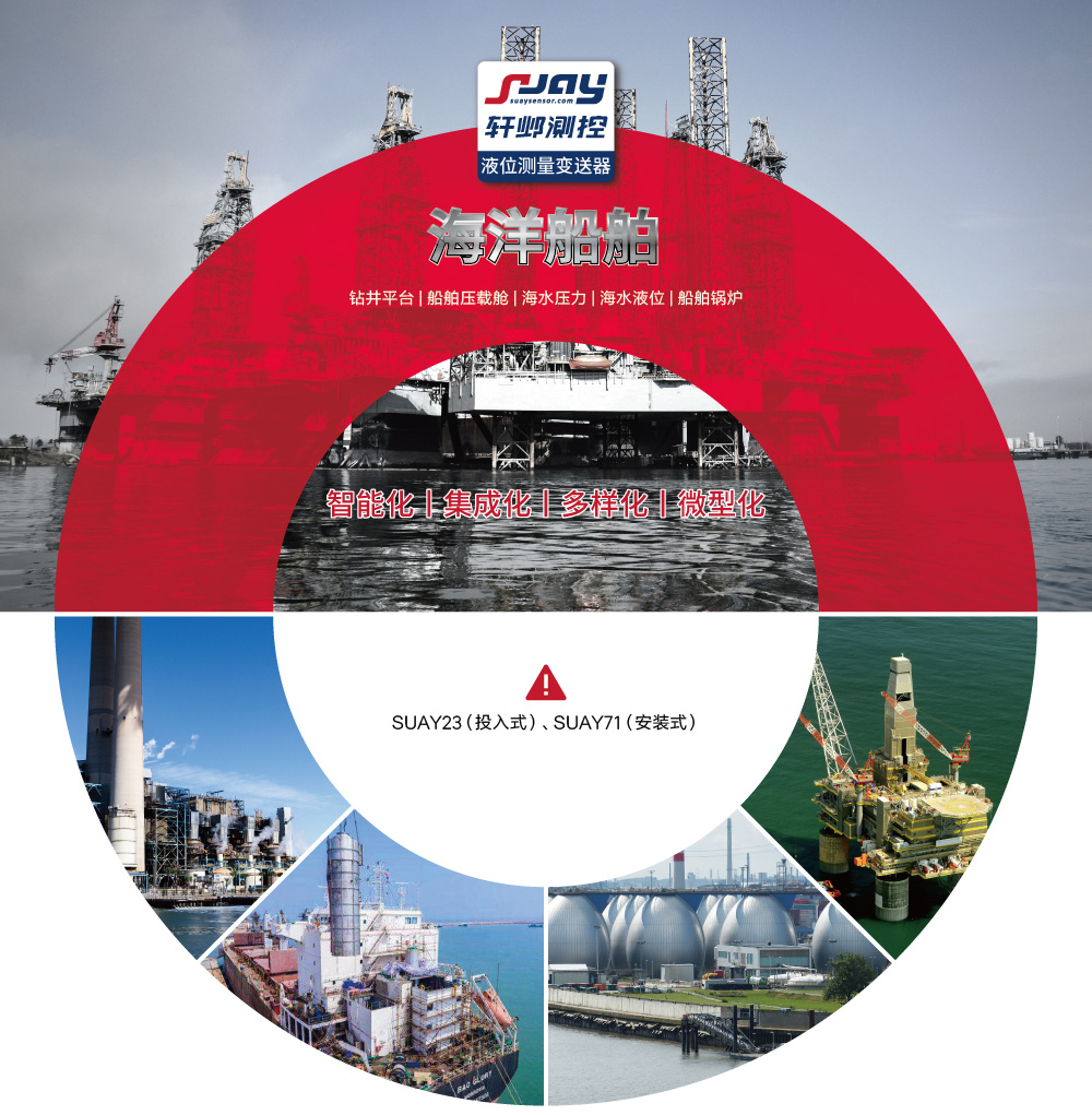 海洋船舶（鉆井平臺、船舶壓載艙、海水壓力、海水液位、船舶鍋爐